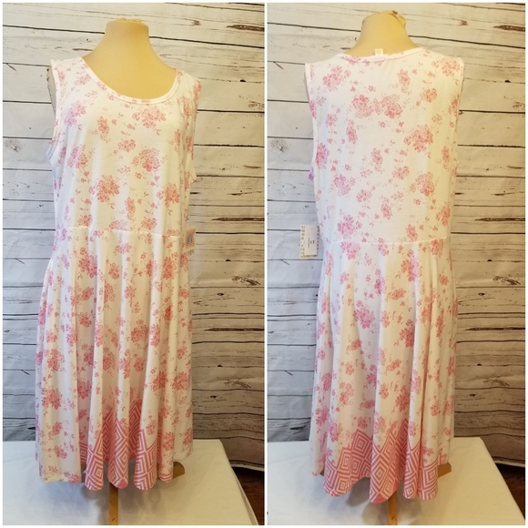 LuLaRoe Dresses & Skirts - Tank Dress Summer Vacation Boarder Trim Unicorn!!